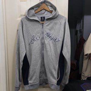 DC Classic Jacket Mens XL Gray Vegas Hoodie Pockets